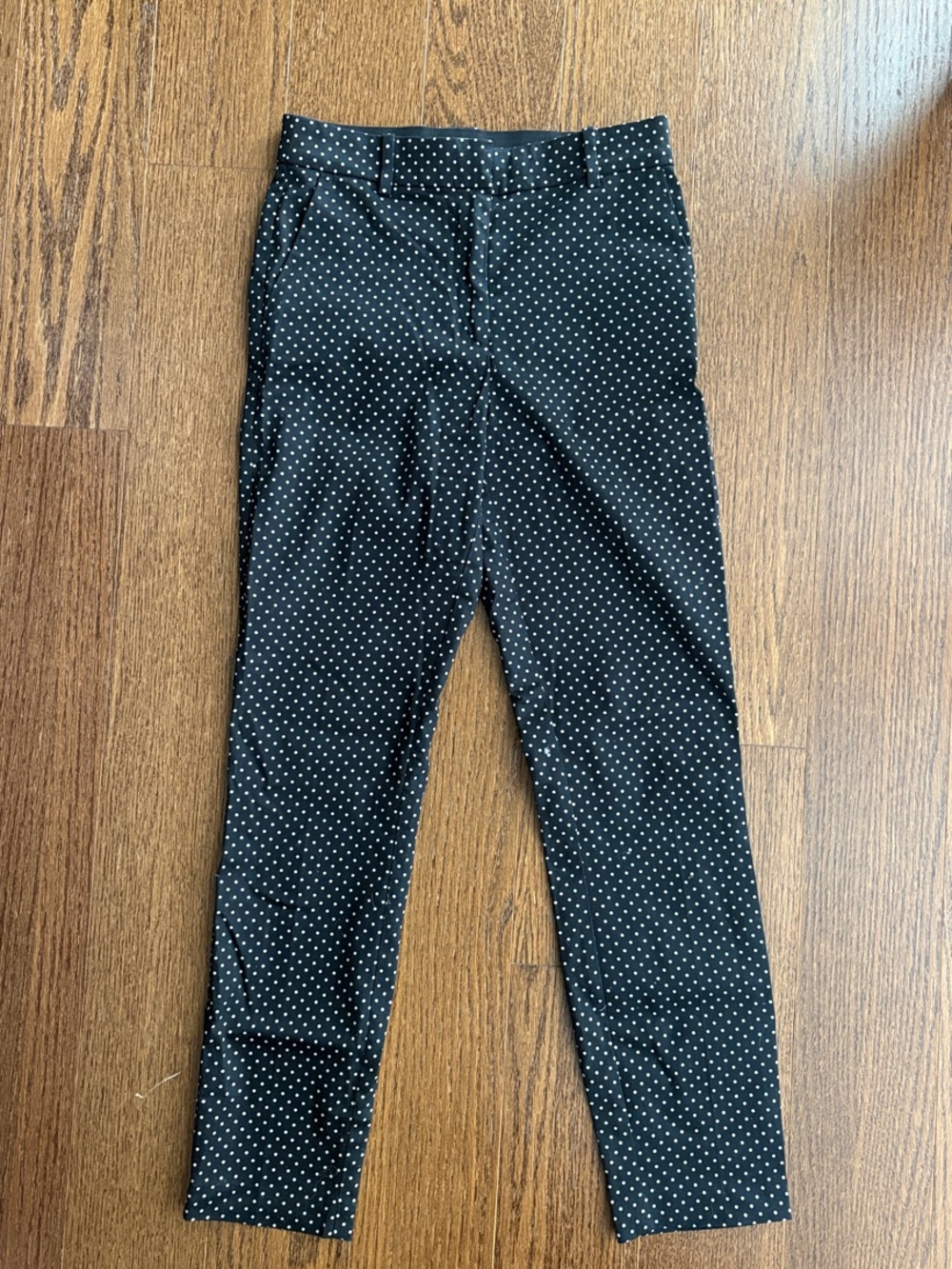 Black Polka Dot Dress Pants